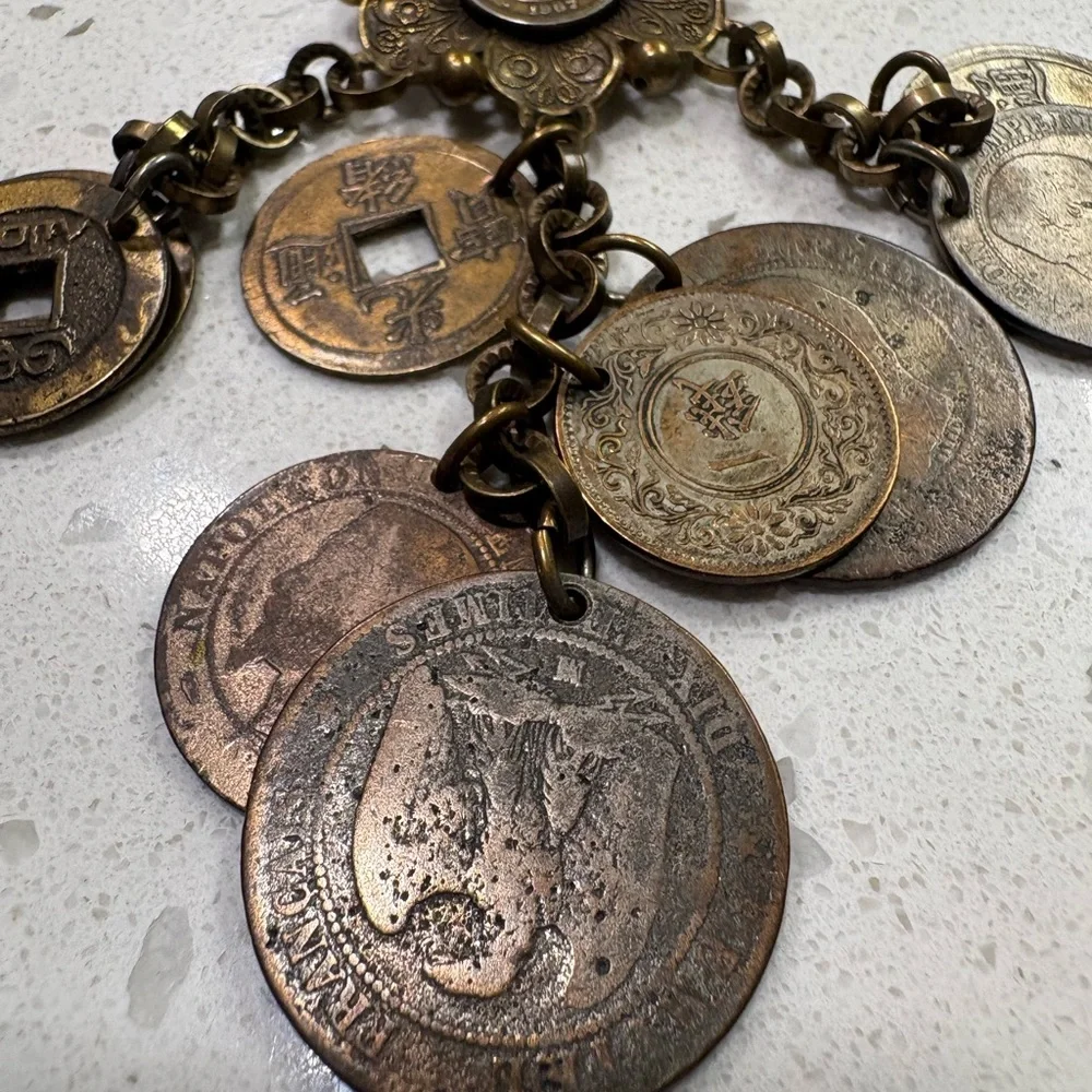 Antique Coin Brooch - Picture 2 of 7